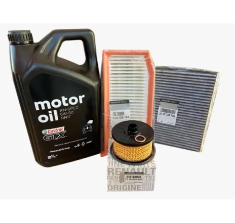 Pachet revizie schimb ulei Dacia Logan / Sandero 0.9 TCE Euro 6 cu ulei Renault-Castrol 5W30 RN17