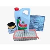 Pachet revizie schimb ulei Dacia Logan / Sandero 0.9 TCE Euro 6 Ulei Castrol 5W30 RN17