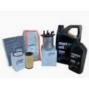 Pachet revizie schimb ulei Dacia Duster 1.5 Dci (2018+) cu adblue, filtre Dacia, ulei Dacia 5W30 RN17 6L