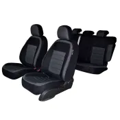 Set huse scaun UMBRELLA Dacia Lodgy (5 locuri) 2012+ (bancheta fractionata) cu tetiere spate in forma de L 45945