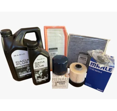 Pachet revizie schimb ulei Dacia Logan / Sandero II 1.5 DCI, filtre Dacia, ulei Dacia 5W30 DPF