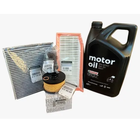 Pachet revizie schimb ulei, Dacia Logan II 1.0 Tce, filtre Dacia, ulei Renault-Castrol GTX 5W30 RN17