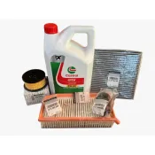 Pachet revizie schimb ulei Dacia Logan II 1.0 Tce, filtre Dacia, ulei Castrol GTX 5W30 RN17