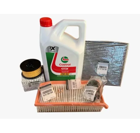 Pachet revizie schimb ulei Dacia Logan II 1.0 Tce, filtre Dacia, ulei Castrol GTX 5W30 RN17