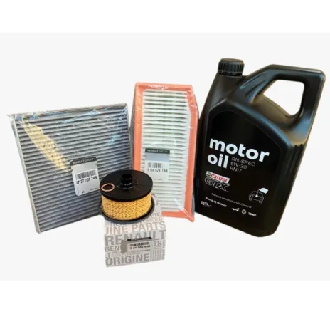Pachet revizie schimb ulei, Dacia Logan II 1.0 Tce, filtre Dacia, ulei Renault-Castrol GTX 5W30 RN17 (fara filtre gaz)