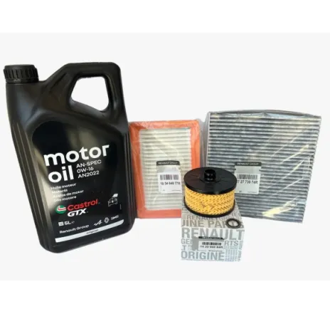 Pachet revizie schimb ulei Dacia Duster III / Bigster 1.2 TCe - 5L ulei Renault AN-Spec 0W16 (fara filtre gaz)