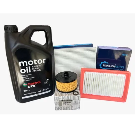 Pachet revizie schimb ulei Dacia Duster III / Bigster 1.2 TCe (aftermarket) - 5L ulei Renault AN-Spec 0W16 (fara filtre gaz)
