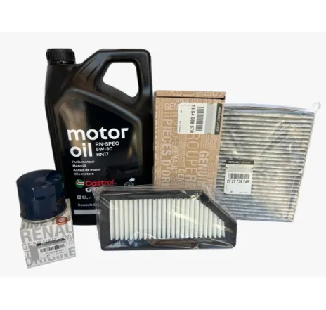Pachet revizie schimb ulei Dacia Duster III 1.6 SCE - 5L Ulei Renault Castrol GTX 5W30 RN17