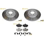 Pachet revizie frane Dacia Logan, discuri ventilate si placute frana, Producator Premiere Classe FDF.301| FPF.262 (984R | 192R)