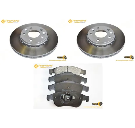 Pachet frane Dacia Duster 1.5 Dci 4X4, discuri ventilate si placute frana, Producator Premiere Classe FDF.375 | FPF.107 (741R|730R)