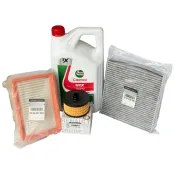 Pachet revizie schimb ulei Dacia Logan III 1.0 Tce 2021+, filtre Dacia, ulei Castrol GTX 5W30 RN17 (fara filtre gaz)