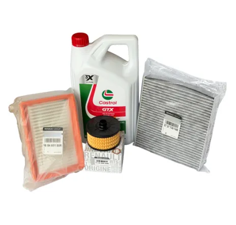 Pachet revizie schimb ulei Dacia Logan III 1.0 Tce 2021+, filtre Dacia, ulei Castrol GTX 5W30 RN17 (fara filtre gaz)