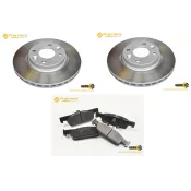 Pachet revizie frane Dacia Logan II 2013-2017, discuri ventilate si placute Premiere Classe - FDF.396 / FPF.207 (054R | 581R)