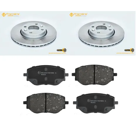 Pachet revizie frane Dacia Logan III / Sandero III / Stepway III / Jogger - Discuri ventilate si placute Premiere Classe