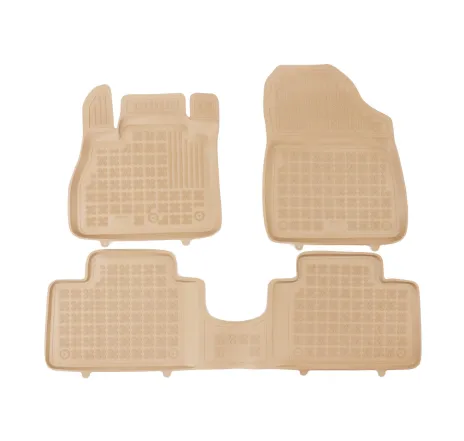 Covorase Presuri Auto Cauciuc Dedicate Bej Renault GRAND SCENIC IV 2016 - 2021