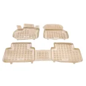 Covorase Presuri Auto Cauciuc Dedicate Bej Renault ZOE 2019 -