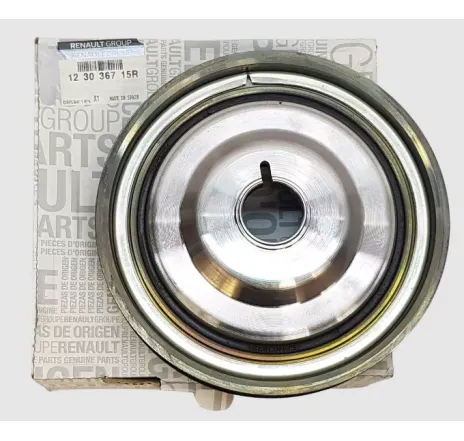 Fulie canelata curea transmisie arbore cotit (cu amortizor vibratii) 123036715R Renault