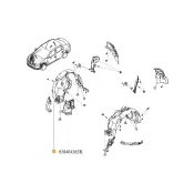 Carenaj roata fata dreapta Dacia Logan/Sandero II 638404363R