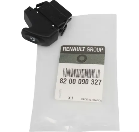 Buton actionare geam usa fata stanga/ dreapta rosu cu 6 pini Renault Kangoo 8200090327