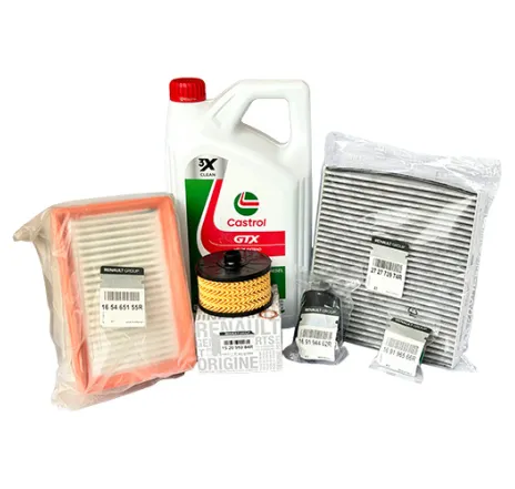 Pachet revizie schimb ulei Dacia Logan III 1.0 Tce 2021+ filtre Dacia, ulei Castrol GTX 5W30 RN17