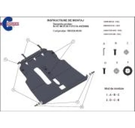 Scut motor metalic toyota avensis
