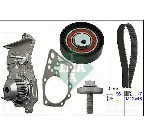 Set pompa apa + curea dintata