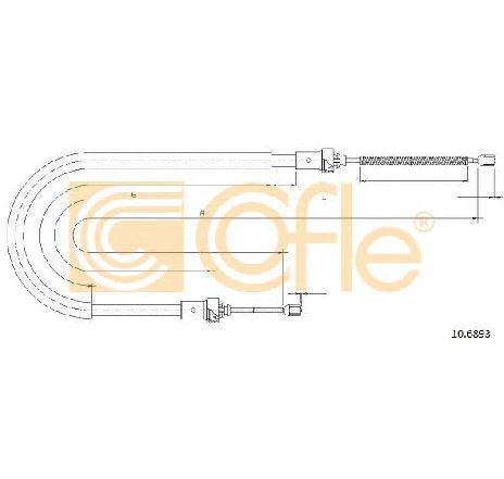 Cablu, frana de parcare