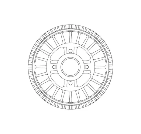 Tambur frana DB4557MR TRW