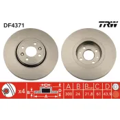Disc frana DF4371 TRW