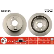 Disc frana DF4745 TRW
