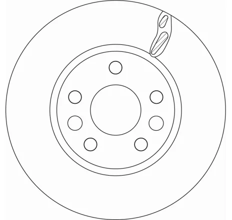 Disc frana DF6546 TRW