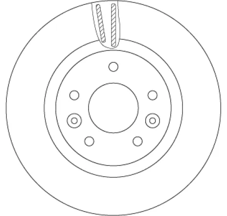 Disc frana DF6786 TRW