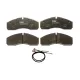 Set placute frana,frana disc GDB1610 TRW