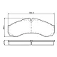 Set placute frana,frana disc 0 986 424 833 BOSCH