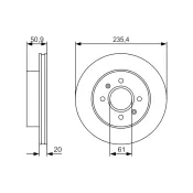 Disc frana 0 986 479 R52 BOSCH
