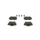 Set placute frana,frana disc 0 986 494 040 BOSCH
