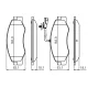Set placute frana,frana disc 0 986 494 499 BOSCH
