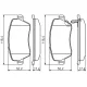 Set placute frana,frana disc 0 986 494 573 BOSCH