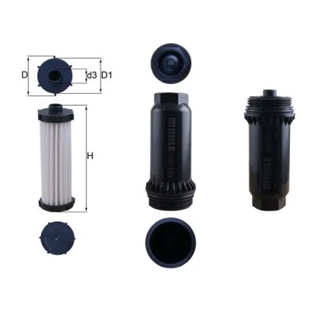 Filtru hidraulic, cutie de viteze automata HX 151KIT KNECHT