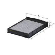 Filtru, aer habitaclu LAK 175 KNECHT