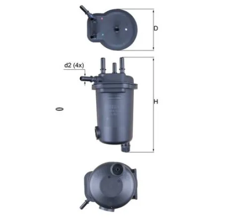 Filtru combustibil KL 632D KNECHT