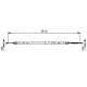Cablu, frana de parcare 1 987 482 636 BOSCH