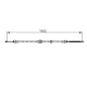 Cablu, frana de parcare 1 987 482 732 BOSCH