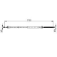 Cablu, frana de parcare 1 987 482 831 BOSCH