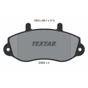 set placute frana,frana disc 2330201 TEXTAR