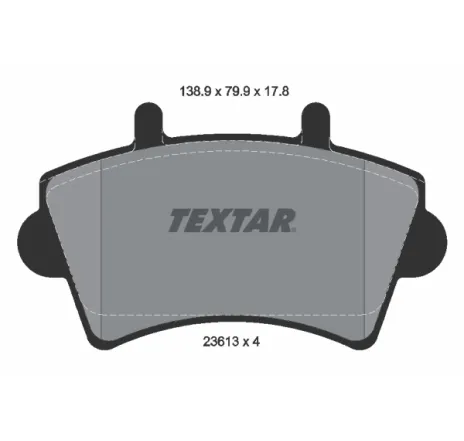 Set placute frana,frana disc 2361301 TEXTAR