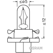 Bec, lumini bord 2452MFX6 OSRAM