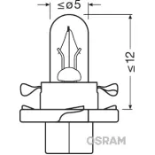 Bec, lumini bord 2473MFX6 OSRAM
