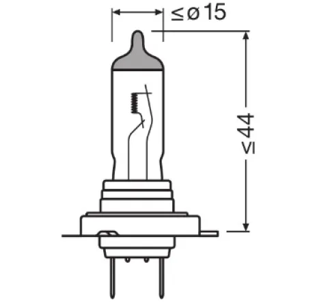 Bec, far faza lunga 64210CBN OSRAM