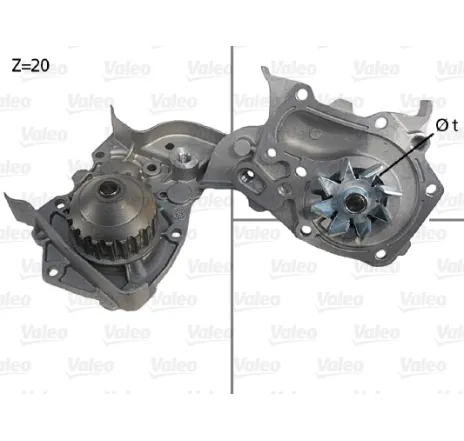 Pompă de apă, răcire motor 506564 VALEO